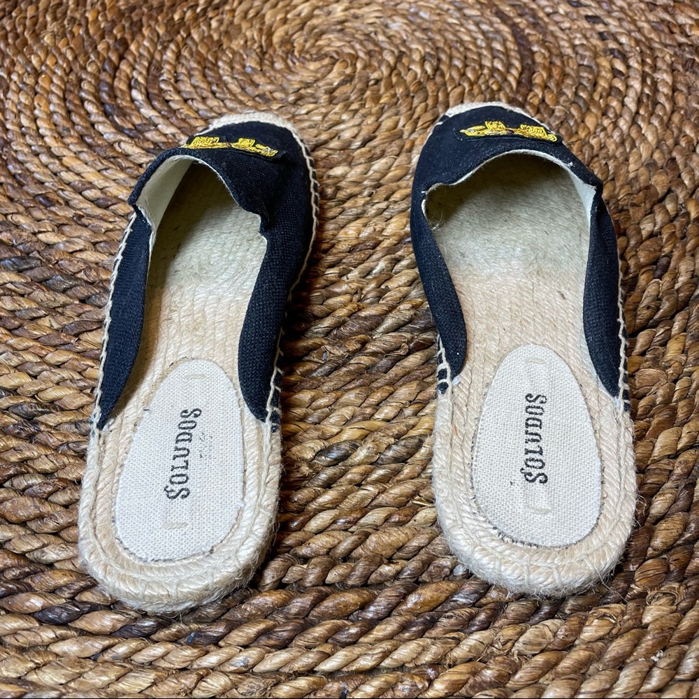 Soludos Elephant Beaded Espadrille Mules Slip-On - Picture 6 of 7